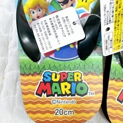 新品　未使用　スーパーマリオサンダル 20cm マリオ　サンダル　20 男の子の画像