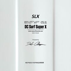 北海道 千歳市/恵庭市 近郊配送 NSP SUP BOARD サップボード 2022 NSP SLX FLAX DC SURF SUPER X 10'0×27 1/2×4 3/8-125.0L ブルー 22NUD0403の画像
