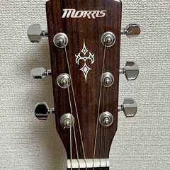 【美品】Morris(モーリス) M-351NAT アコースティックギター、ソフトケース、スタンド付きの画像