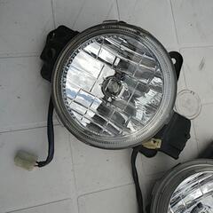 自動車メーカー不明 純正フォグライト左右セットの画像