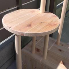 端材で作ったミニキャットタワー🚙の画像
