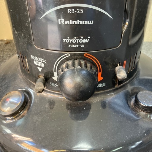 k14 TOYOTOMI RB-25 ストーブ 黒 中古