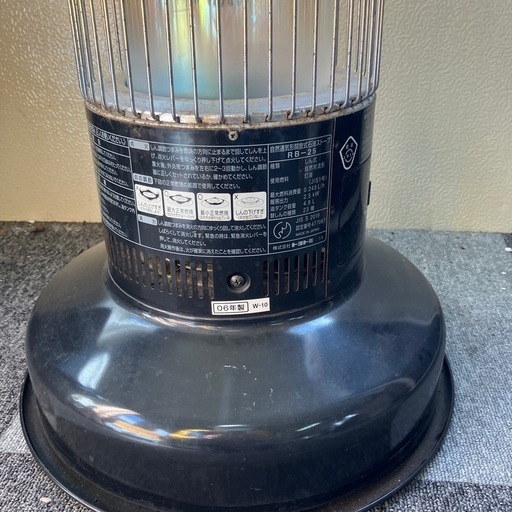 k14 TOYOTOMI RB-25 ストーブ 黒 中古