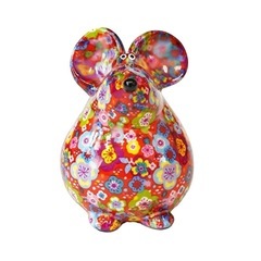 POMME PIDOU（ポンピドゥ）　セラミック製貯金箱　ねずみ　マネーバンクマウス　（C）の画像