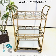 バーカート、ゴールド、サービングカートキッチン、ダイニングルーム