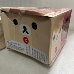 未使用保管品 リラックマ フェイスホーロー寸胴鍋 ガラス蓋の画像