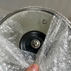 未使用保管品 リラックマ フェイスホーロー寸胴鍋 ガラス蓋の画像