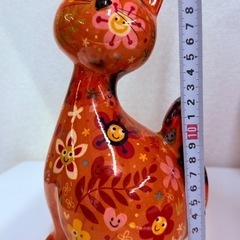 POMME PIDOU（ポンピドゥ）　セラミック製貯金箱　猫　マ...