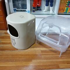 (HG-569)中古【土器製ハウス・砂浴びBOX】の画像