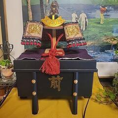 端午の節句　兜　コンパクト