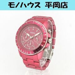 動作品 FOSSIL CH-2709 クオーツ式腕時計 クロノグ...