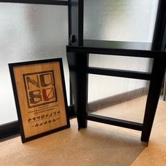 木製看板製作しました