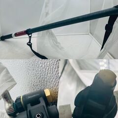 【❗️✨チタン合金仕様✨❗️】PROX 剛剣LIMITED 玉の柄 ランディングシャフト 700 タモの画像