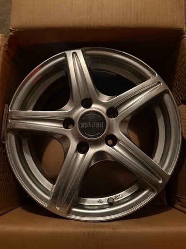 パジェロミニで使用　社外ホイールのみ　値下げしました