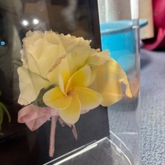 ブライダルブーケ　ブートニア　造花の画像