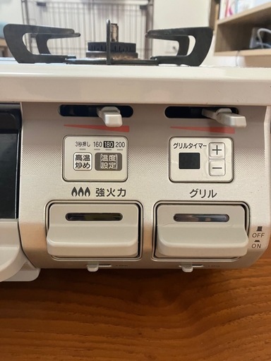 グリルは新品並みに綺麗です！Rinnaiガスコンロ　　