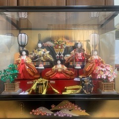 雛人形(段ボール箱付)