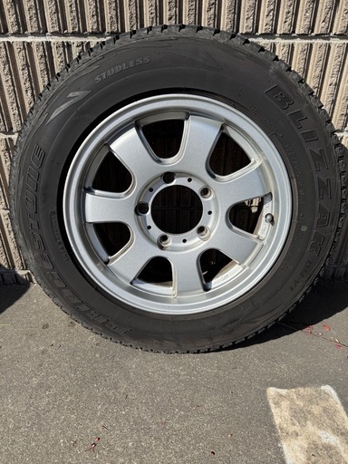 ジムニー用スタッドレス　
ブリヂストンブリザックアルミホイールセット