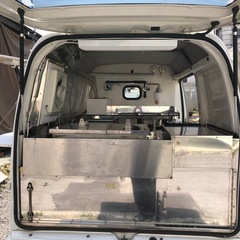 値下げしました！キッチンカー白 即営業可仕様◎開業スタート！の画像