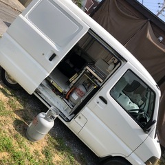 値下げしました！キッチンカー白 即営業可仕様◎開業スタート！の画像