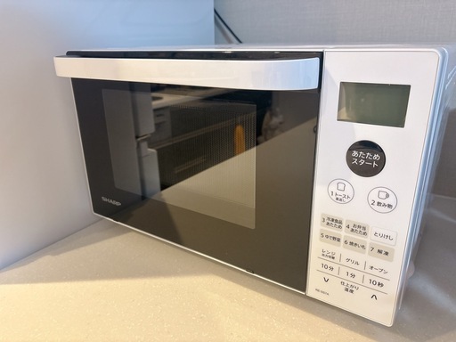 SHARPオーブンレンジ18L(2024年1月新品購入、説明書あり)