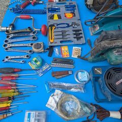農業 大工 木工 DYI 電動工具 工具大量 ７８点 セット　ジャンク　の画像