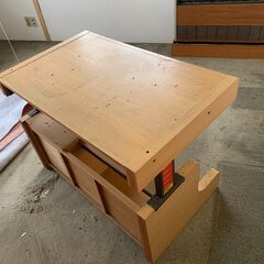昭和レトロ　チトセ　くるぴたデスク　学習机　高さ調整可能の画像