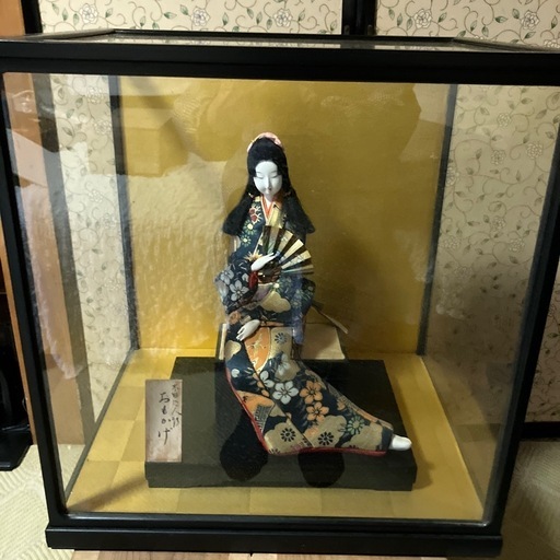 ガラスケース入り日本人形 (muk) 源道寺のインテリア雑貨/小物《置物 