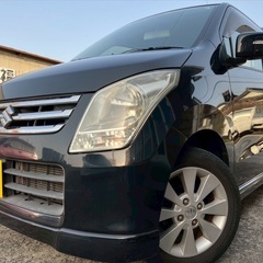 Bluetooth対応ナビ付き☆月々8千円〜分割払い可‼️ 車検2年付き！【名義変更代込み】☆スズキ ワゴンR☆Bluetooth対応ナビ付き☆走行中DVD見れます☆☆ETC付き☆プッシュスタート☆ドライブレコーダー付きのフル装備☆純正アルミ☆事故修復歴無し☆そのまま乗って帰れます！の画像