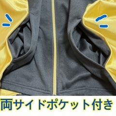 [トップス長袖]3:kaepa ケイパ　ジャケット　ジャージ　ブラック　Mサイズの画像