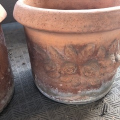 陶器　植木鉢　2個セットの画像