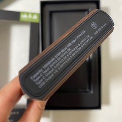 モバイルバッテリー(未使用) 10000mAh 木製 携帯 スマホ 充電器 PSE認証 の画像