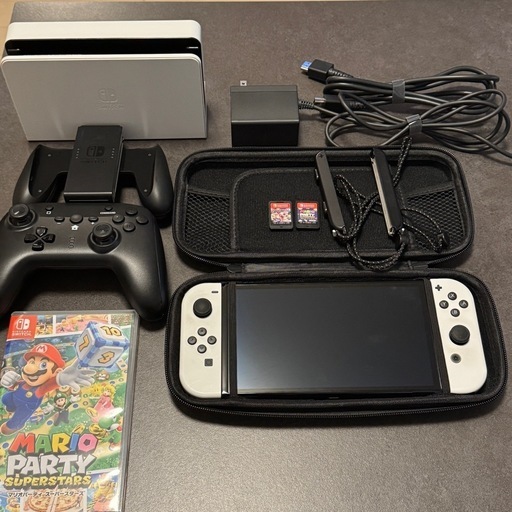 Switch有機＋Mario Party Superstars＋マリオカート8