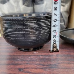 汁椀 黒漆器 お椀 腕 和食器 セット 20個 飯椀 ご飯の画像