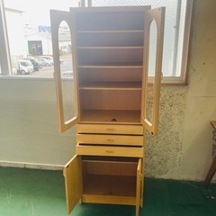 無料　食器棚　キッチンボード　スリムタイプの画像