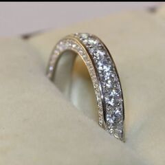 ▲▲▲j→→→m43-5/クリスタルフルエタニティリングの画像