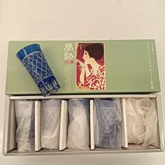 夢路 切子 ガラス 竹久夢二 切子グラス 5点セット