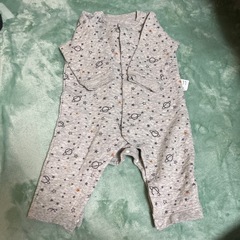 記名なし　宇宙柄ロンパース　80