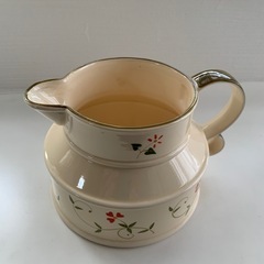 ホーロー製　花瓶　水差しの画像