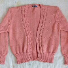 ジャルダン(JARDIN)【暖かい ピンクのカーディガン】レディースM～Ｌサイズ♪中古(USED)  の画像