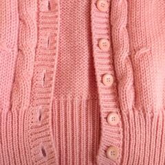 ジャルダン(JARDIN)【暖かい ピンクのカーディガン】レディースM～Ｌサイズ♪中古(USED)  の画像