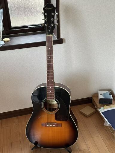 【中古・付属品多数】Epiphone アコースティックギター AJ-220S/VS セット スタンド・ケース付