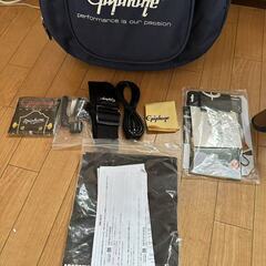 【中古・付属品多数】Epiphone アコースティックギター AJ-220S/VS セット スタンド・ケース付の画像