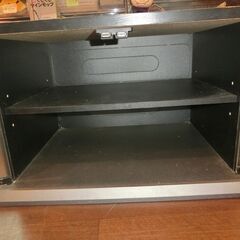 TV台 ガラス扉 テレビ台 黒 収納家具の画像