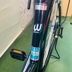 自転車　asahi 防犯登録抹消済　シティサイクル　1年前購入品　アフィッシュW 27インチ　変速無の画像