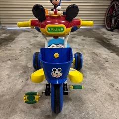 幼児用  ミッキーマウス　 三輪車  手押し可能  Mickey Mouseの画像