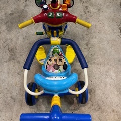 幼児用  ミッキーマウス　 三輪車  手押し可能  Mickey Mouseの画像