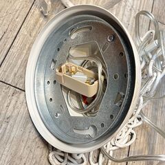 LED電球付き シャンデリア 4灯 白/ホワイト シャビーシック アンティークホワイト塗装★買取帝国 志木店の画像