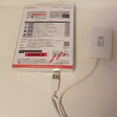  バッファロー USBカードリーダ USB3.0 高速データ転送 カードリーダー/ライター ホワイトの画像