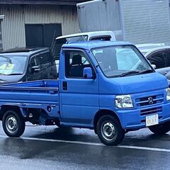 車検付き　エアコン付き　パワステ付き　すぐ使える４駆の軽トラの画像